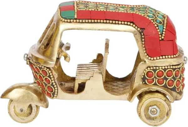 Brass_Golden_Meenakari_Auto_Rickshaw_Decorative_Showpiece