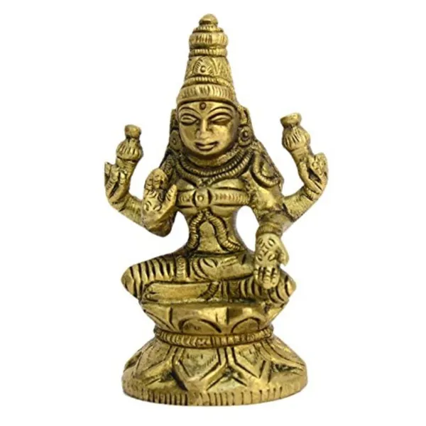 Brass_Antique_Goddess_Lakshmi_Lotus_Throne_Idol