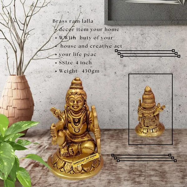 Brass_Ram_Lalla_Seated_Idol_Antique_Gold_4_Inch