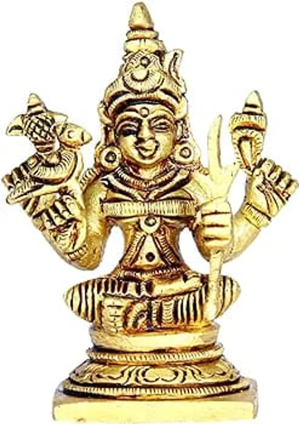 Brass_Traditional_Goddess_Lakshmi_Seated_Lotus_Idol