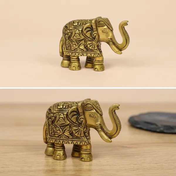 Brass_Antique_Carved_Elephant_Figurine_Showpiece