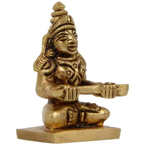 Brass_Traditional_Lord_Narada_Idol_With_Veena
