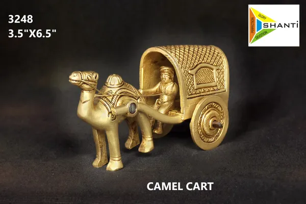 Brass_Antique_Camel_Cart_Showpiece_Figurine