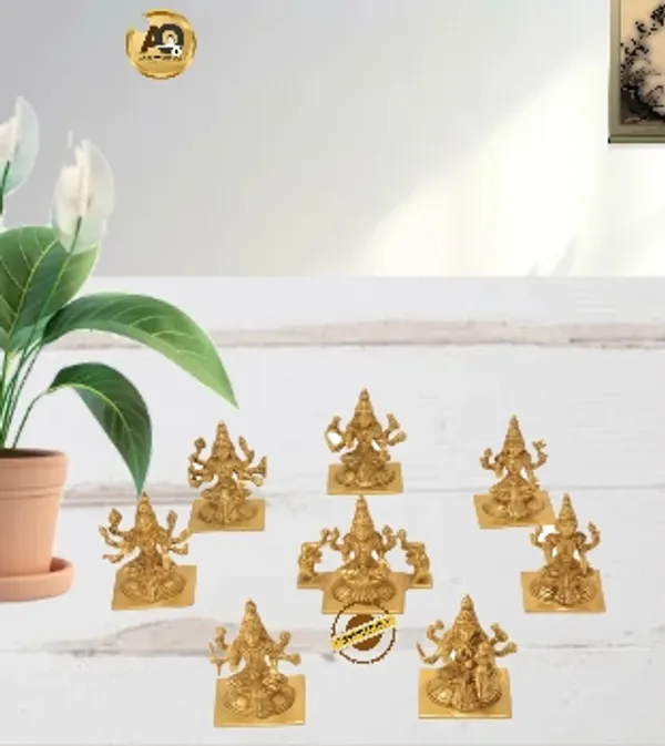 Metal_Golden_Ashtalakshmi_Idol_Set_Of_8