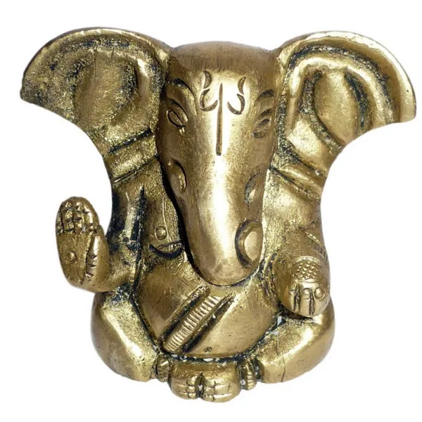 Brass_Golden_Lord_Ganesha_Seated_Idol