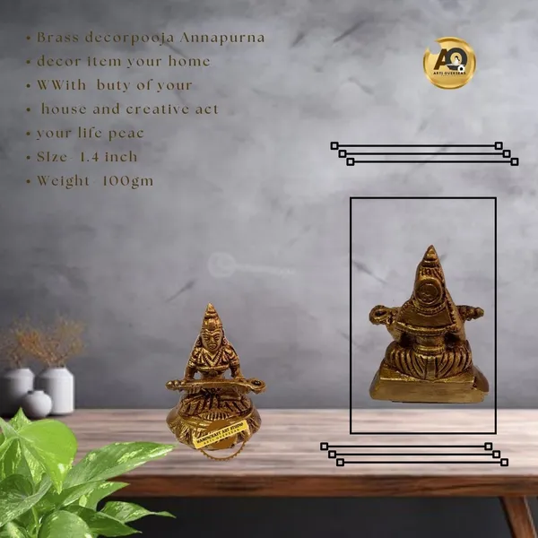 Brass_Antique_Goddess_Annapurna_Seated_Idol