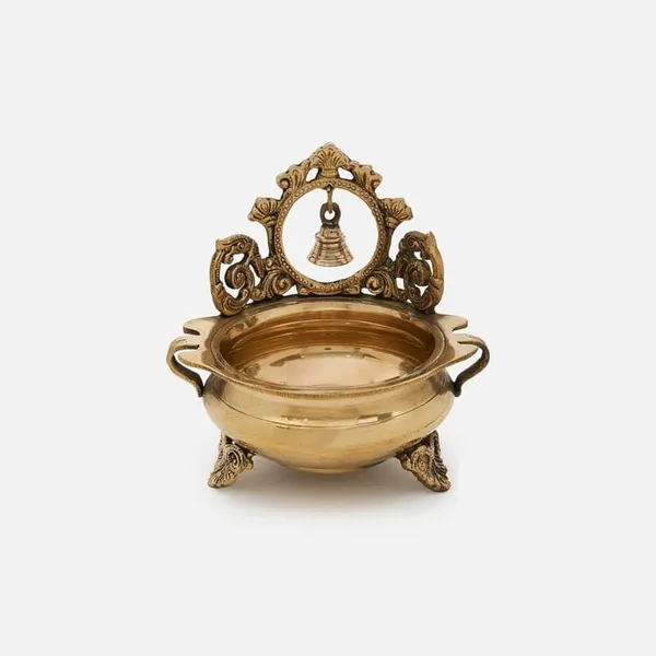 Brass_Traditional_Peacock_Motif_Pooja_Kalash_With_Bell