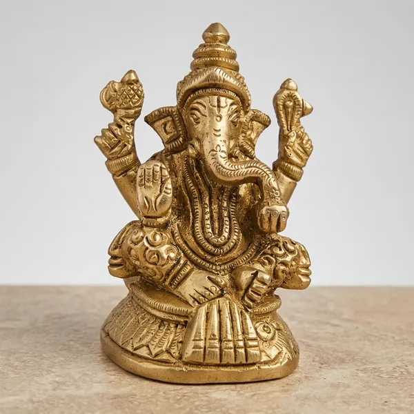 Brass_Antique_Gold_Lord_Ganesha_Seated_Idol
