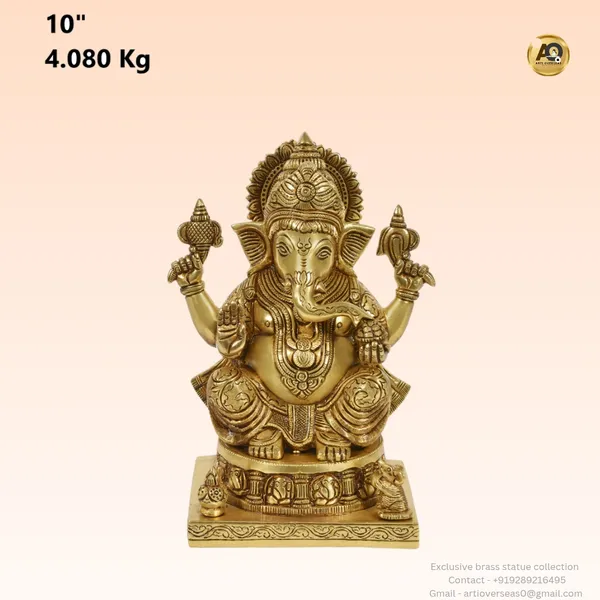 Brass_Antique_Lord_Ganesha_Seated_Idol_Statue_10_Inch