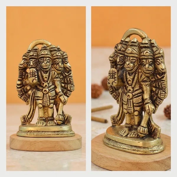 Brass_Traditional_Panchmukhi_Hanuman_Idol