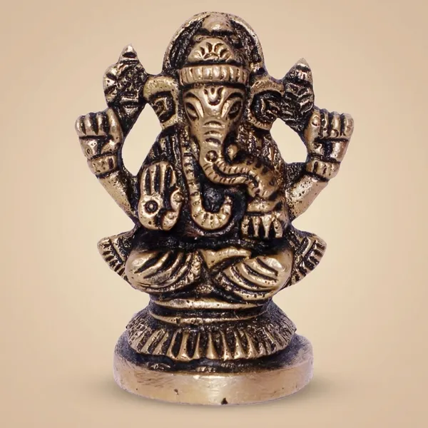 Brass_Antique_Golden_Seated_Ganesha_Idol