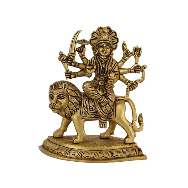 Brass_Goddess_Durga_Riding_Lion_Idol_Statue