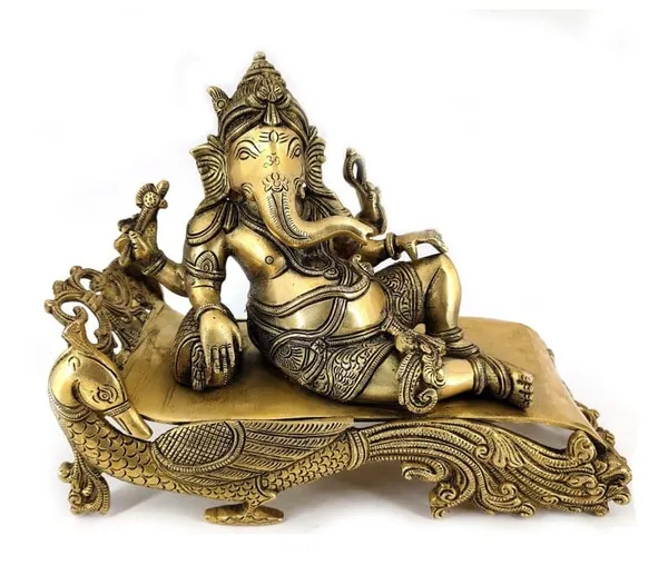 Brass_Antique_Seated_Ganesha_Idol_On_Decorative_Base