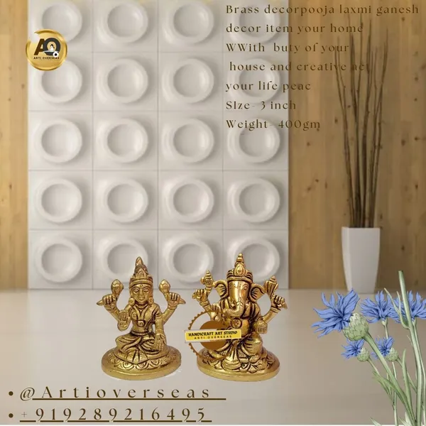 Brass_Antique_Lakshmi_Ganesh_Idol_Set_For_Pooja
