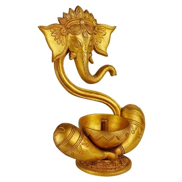 Brass_Golden_Ganesha_Diya_Oil_Lamp