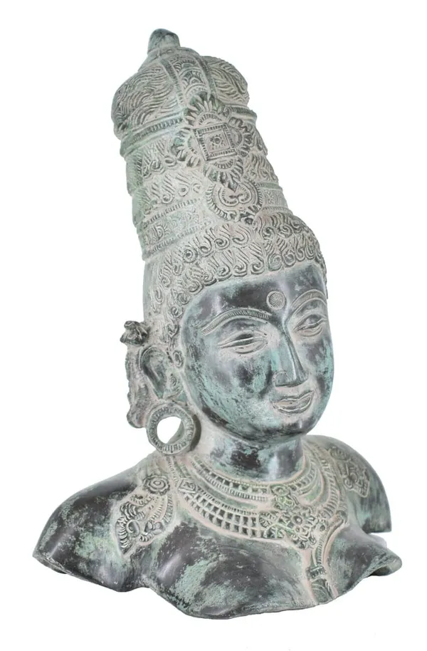 Brass_Antique_Oxidized_Goddess_Parvati_Deity_Bust_Figurine