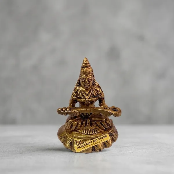 Brass_Antique_Goddess_Annapurna_Seated_Idol