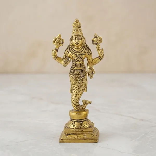 Brass_Golden_Dashavatar_Vishnu_Ten_Avatars_Idol_Set
