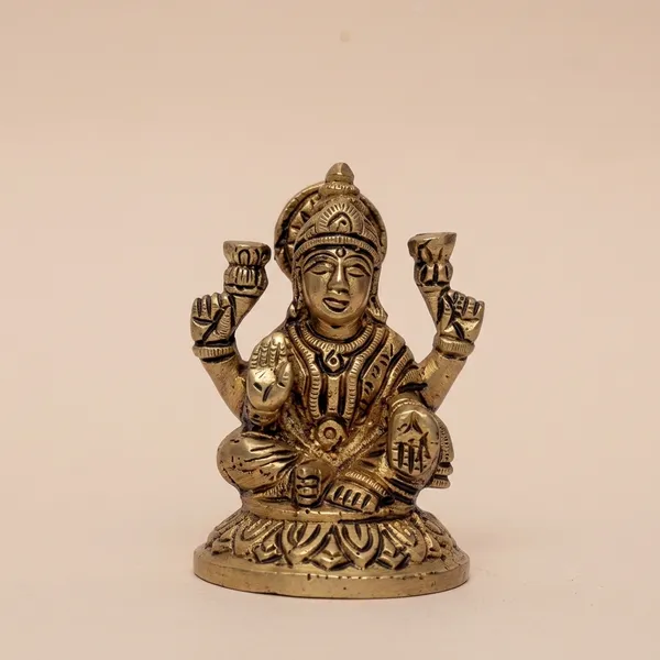 Brass_Antique_Finish_Seated_Goddess_Lakshmi_Idol
