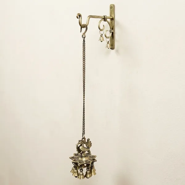 Brass_Antique_Ganesha_Hanging_Bell_With_Wall_Mount_Bracket