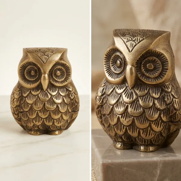 Brass_Antique_Finish_Owl_Figurine