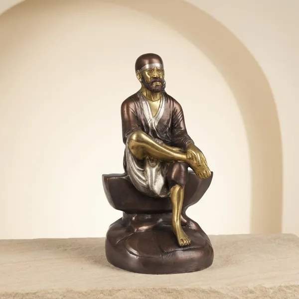 Brass_Antique_Finish_Sai_Baba_Seated_Idol