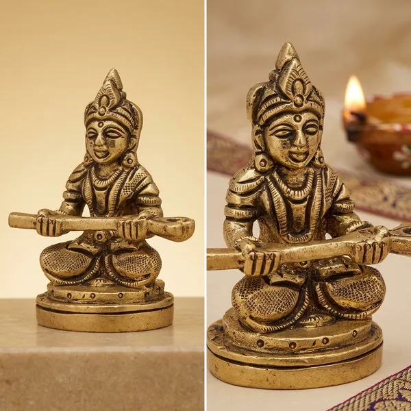 Brass_Traditional_Lord_Narada_Idol_With_Veena