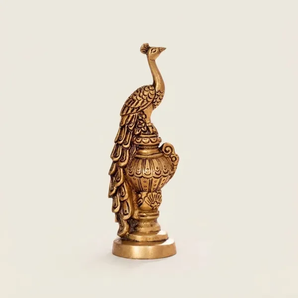 Brass_Antique_Peacock_Figurine_Showpiece