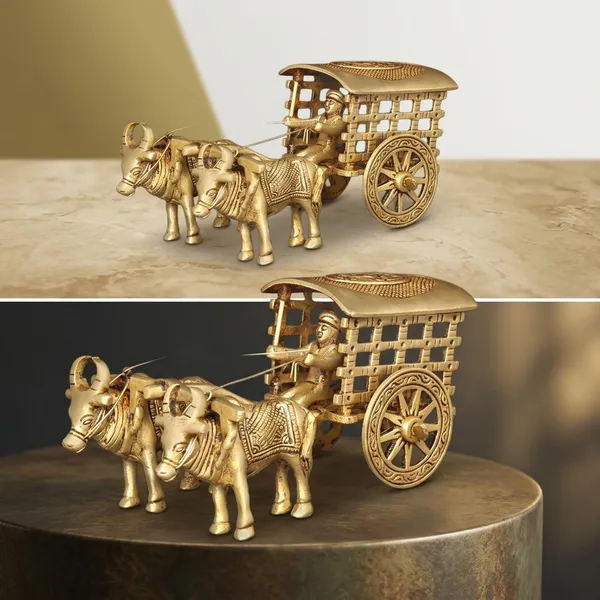 Brass_Traditional_Rural_Bullock_Cart_With_Farmer_Showpiece