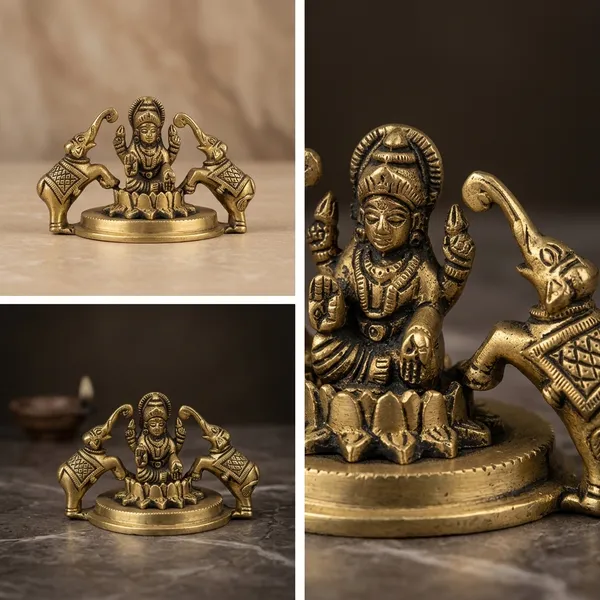 Brass_Gajalakshmi_With_Twin_Elephants_Decorative_Diya