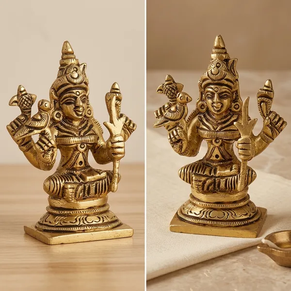 Brass_Traditional_Goddess_Lakshmi_Seated_Lotus_Idol