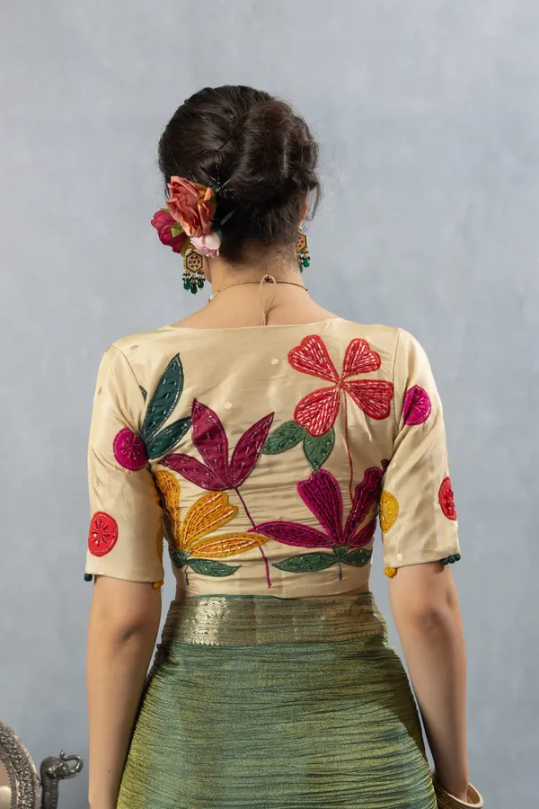 Green_Crushed_Tissue_Silk_Saree_Olive_Green