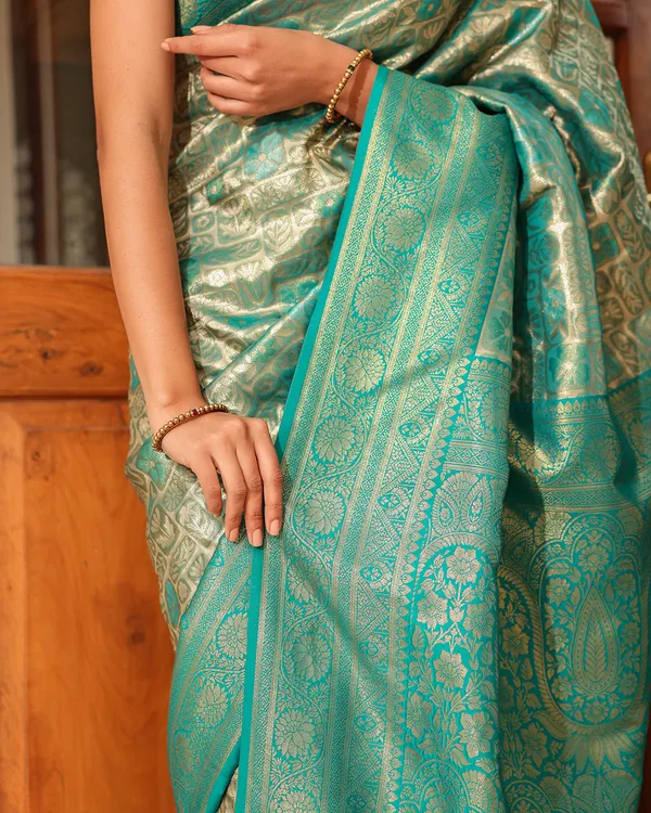 Paris_Green_Zari_Weave_Silk_Saree