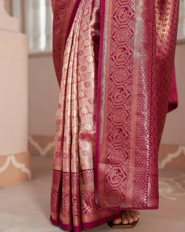 Purple_Peacock_Zari_Weave_Silk_Saree