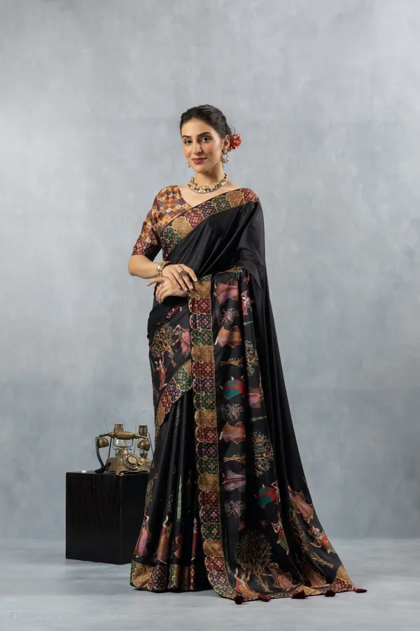 Black_Human_Figure_Print_Saree
