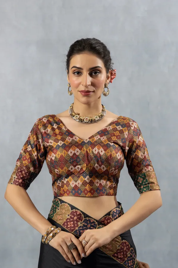 Black_Human_Figure_Print_Saree