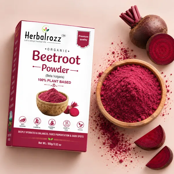 Herbalrozz_Natural_Beetroot_Powder_–_Pack_of_2_|_DIY_Face_Pack_&_Skin_Care

