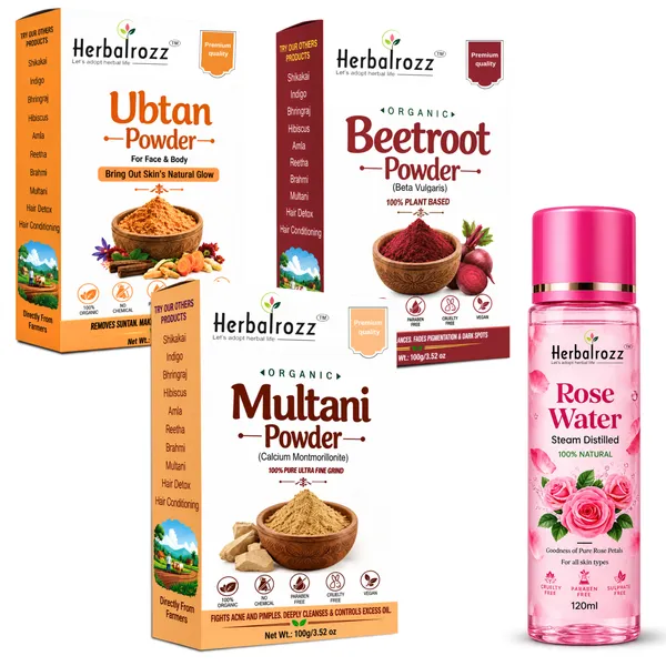 Herbalrozz_Organic_Herbal_Face_Pack_Powder_Pure_Natural_Ubtan_Powder,_Beetroot_Powder,_Multani_Powder_And_Rose_Water_Combo_Pack