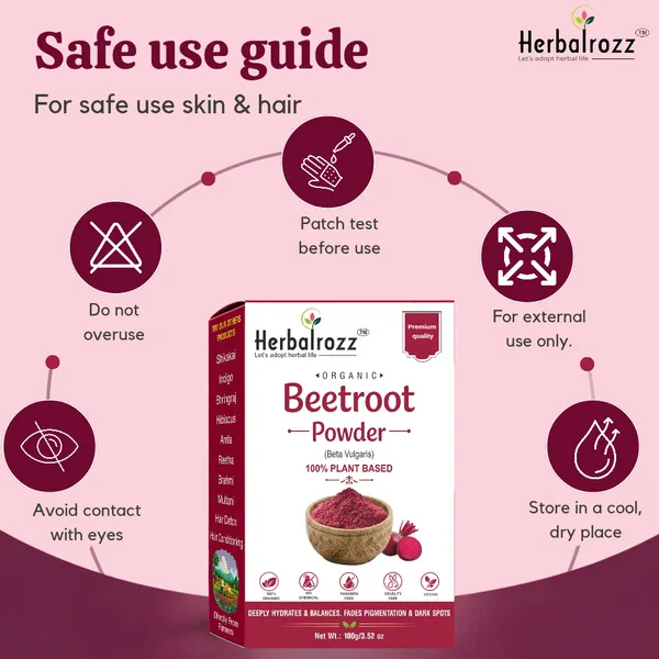 Herbalrozz_Natural_Beetroot_Powder_–_Pack_of_2_|_DIY_Face_Pack_&_Skin_Care

