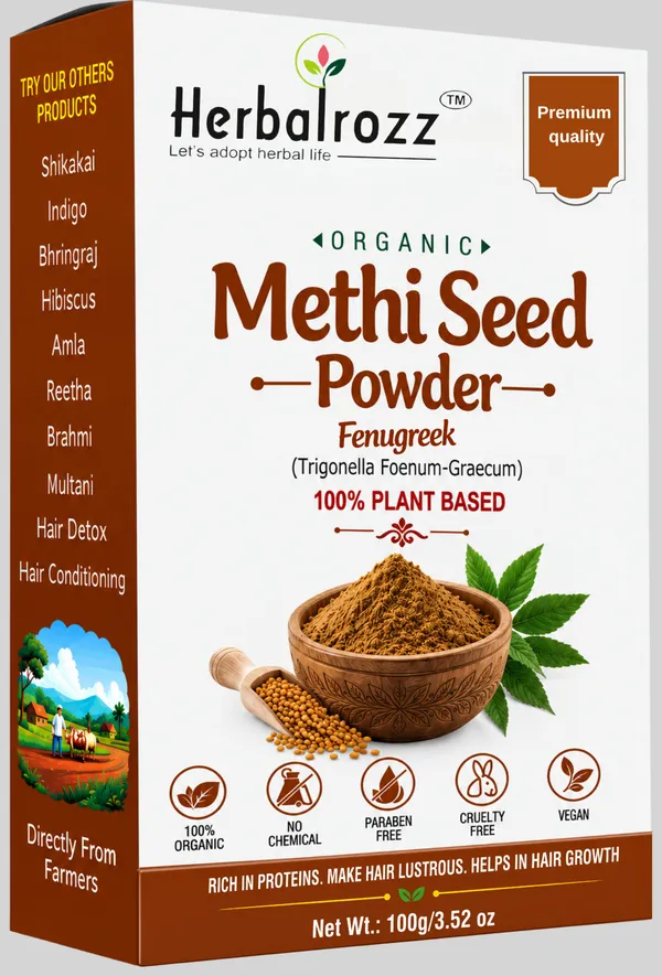 _Herbalrozz_Organic_Methi_Dana_Powder_(Fenugreek_Seeds_Powder)_Pack_of_2__Herbal_Hair_Care