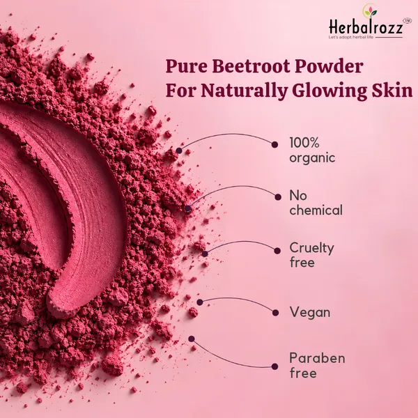 Herbalrozz_Natural_Beetroot_Powder_–_Pack_of_2_|_DIY_Face_Pack_&_Skin_Care

