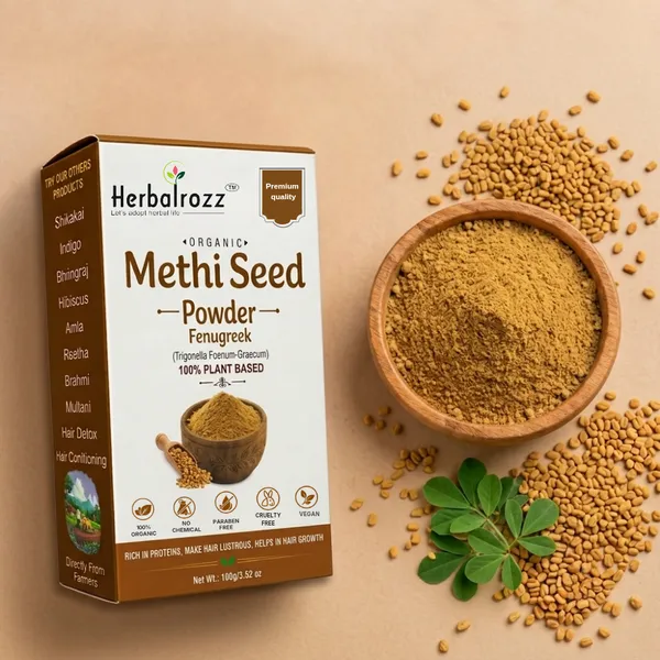 _Herbalrozz_Organic_Methi_Dana_Powder_(Fenugreek_Seeds_Powder)_Pack_of_2__Herbal_Hair_Care