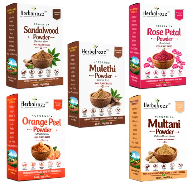 Herbalrozz_Organic_Herbal_Face_Pack_Powder_Pure_Natural_Sandalwood_Powder,_Rose_Petal_Powder,_Multani_Mitti,_Orange_Peel,_Mulethi_Powder,_Combo_Pack