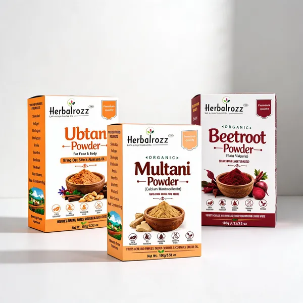 Herbal_Face_Ubtan_Powder,_Beetroot_Powder_And_Multani_Powder_Skincare_Combo_Pack