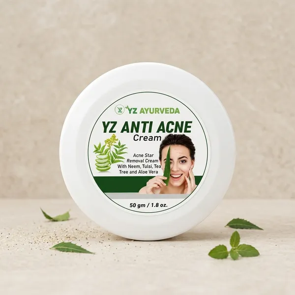Yz_Ayurveda_Neem_Tulsi_Tea_Tree_Aloe_Vera_Anti_Acne_Cream