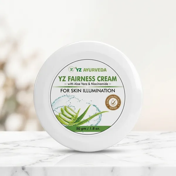 Yz_Ayurveda_Aloe_Vera_Niacinamide_Fairness_Cream_50G