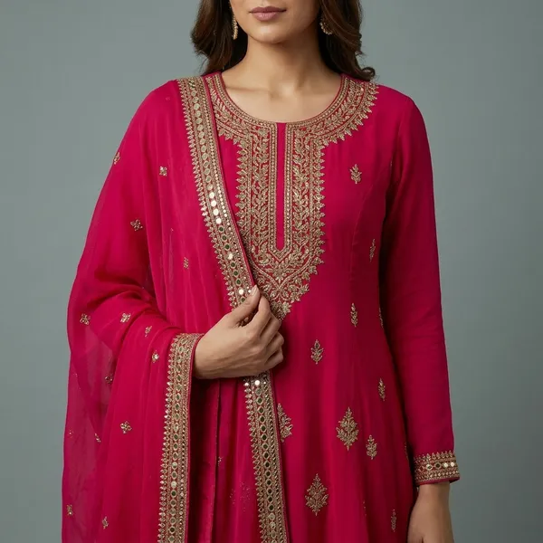 Magenta_Fendy_Silk_Embroidered_Anarkali_Suit_For_Women