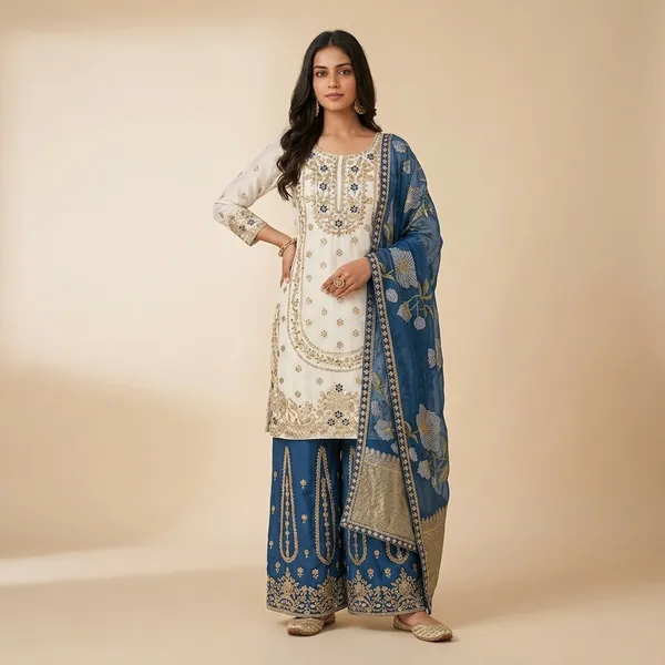 Off_White_Silk_Embroidered_Palazzo_Suit_Set_For_Women