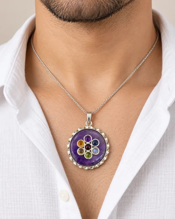 7_Chakra_Amethyst_Pendant_in_Silver
