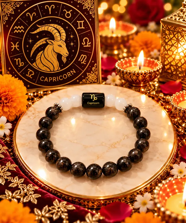 Capricorn_(Makar_Rashi)_Zodiac_Garnet_&_Milky_Quartz_Bracelet